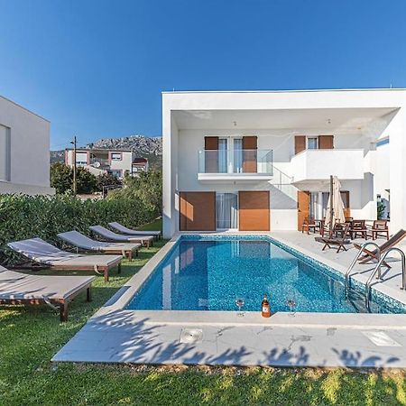 Luxury Villa Tina With Private Heated Pool Kastela Exterior photo